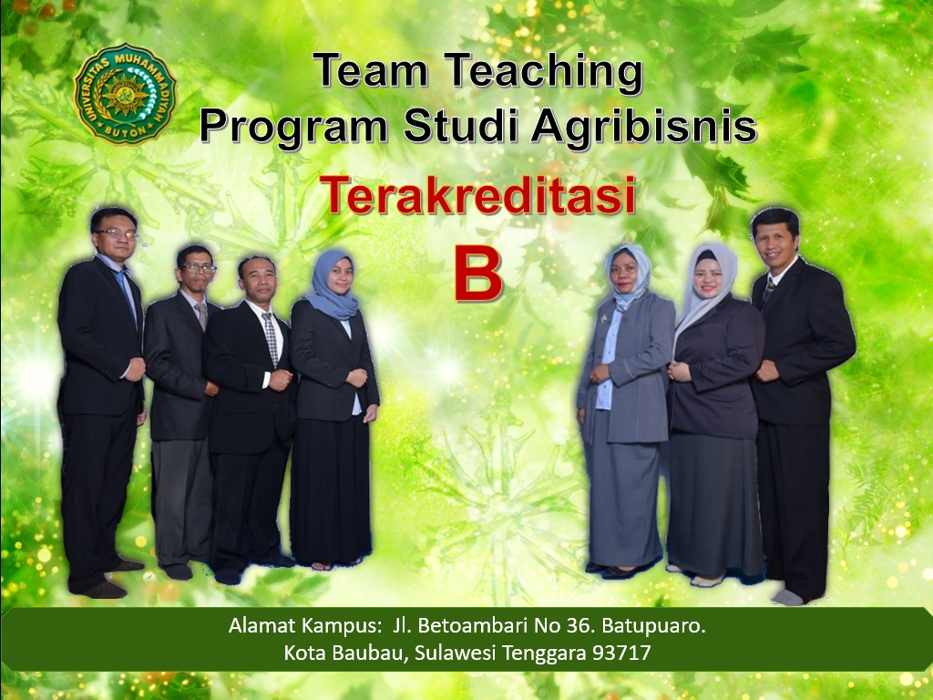 Team Teaching Prodi Agribisnis
